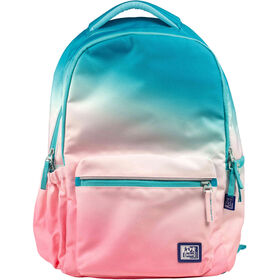 Mochila Azul E Rosa Gradient Ocean Oxford