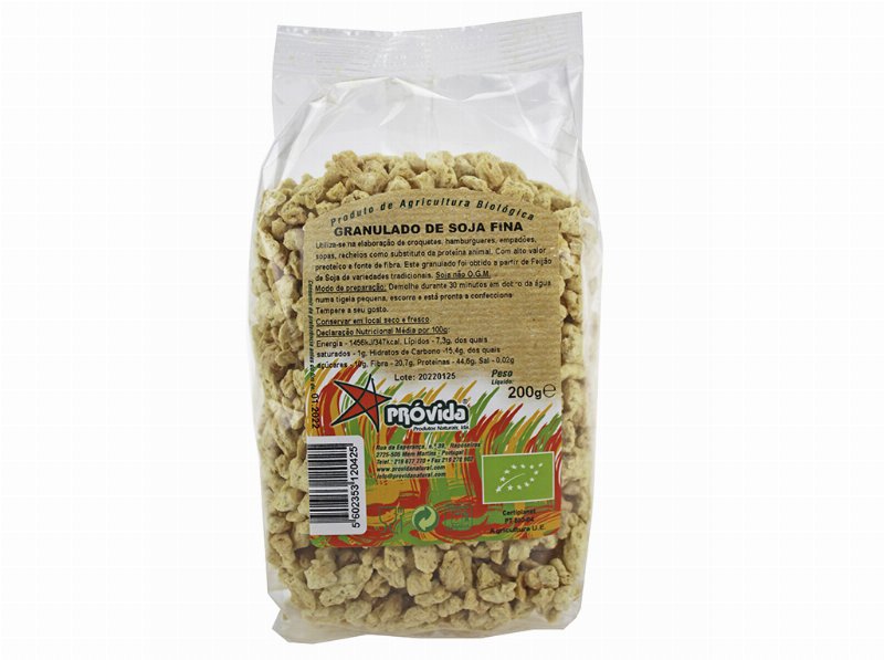 Granulado Soja Fina Próvida Bio 200 g