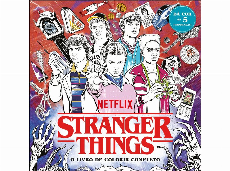 Livro Stranger Things: O Livro De Colorir Completo