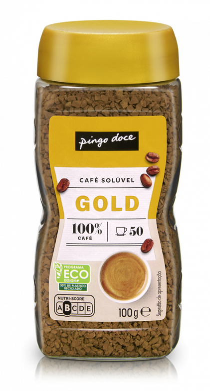 Café Solúvel Gold Pingo Doce 0.1Kg