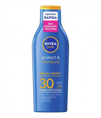 Protetor Solar Loção Sun Protect & Moisture Fps 30 Nivea 1Un