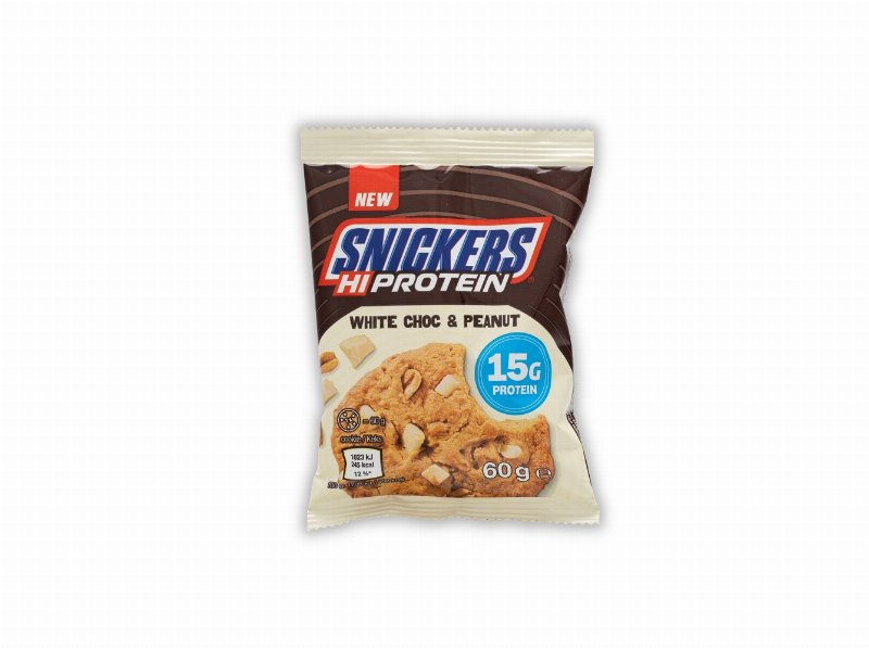 Bolacha Proteica Snickers Choco Branco Amendoim 60 g