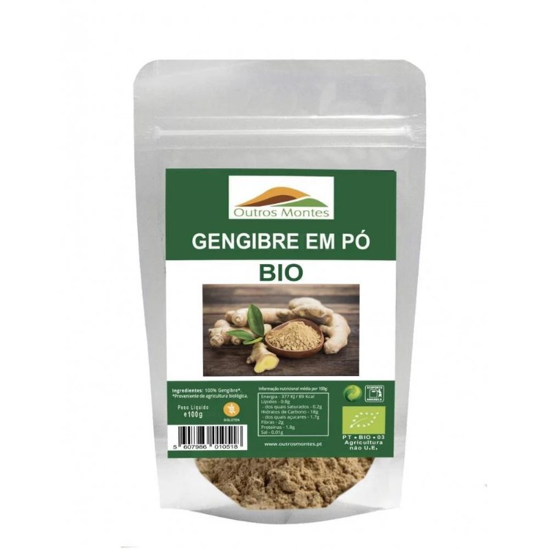 Gengibre Em Pó Outros Montes Bio 100 g