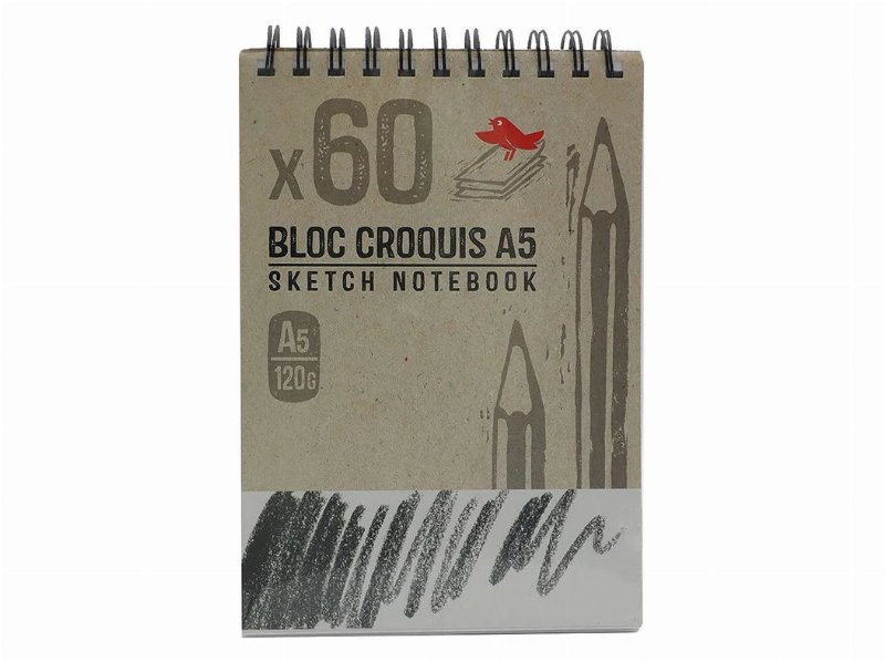 Caderno Para Desenho Auchan A5 60 Folhas