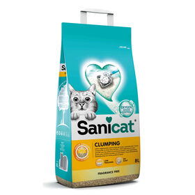 Areia Aglomerante Clumping Sanicat 8 l