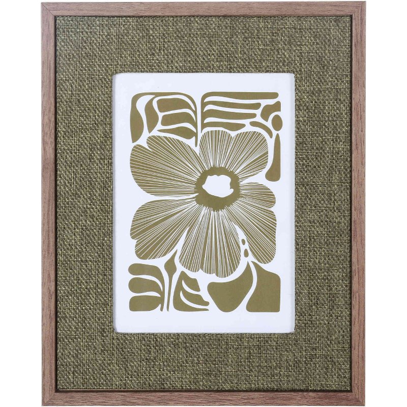 Moldura Entrançada 13X18Cm Verde Kasa