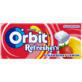 Pastilhas Refresher's Sabor Morango E Limão Orbit 15,6 gr
