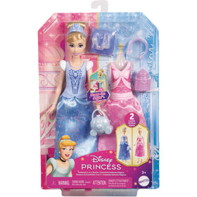 Disney - Boneca Princesa Cinderela 2 Em 1