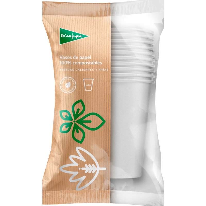 Copos De Papel 440 ml 10 unidades