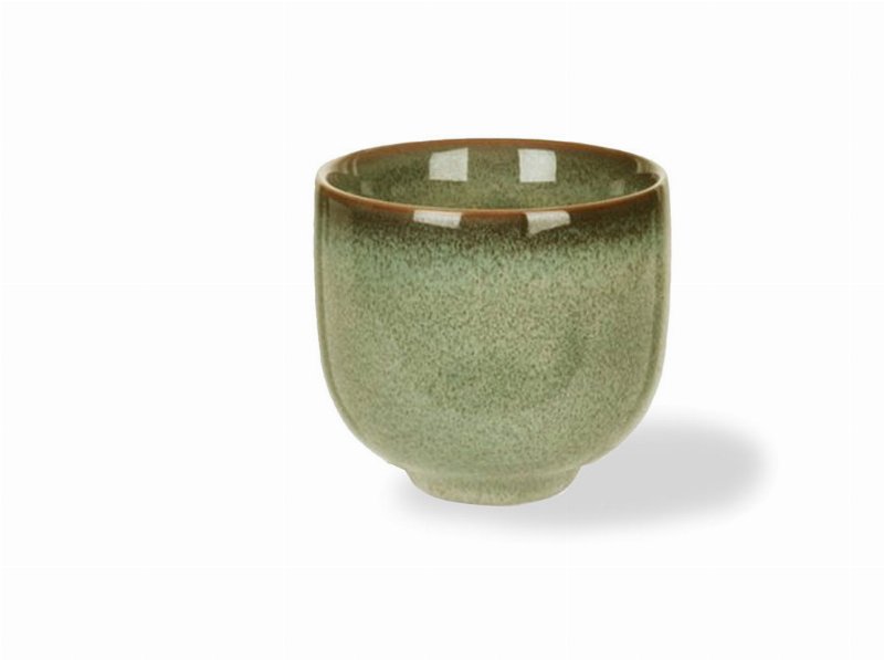 Chávena Grés Café Actuel Verde 6.2X7.8Cm 10 cl