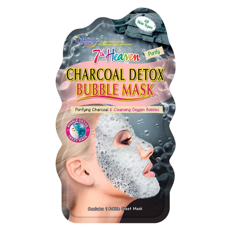 Máscara Facial Bolhas De Carvão 1 unidades