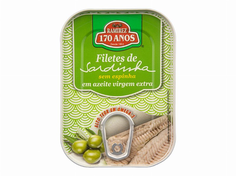 Filete Sardinha Ramirez Em Azeite 100(70)G