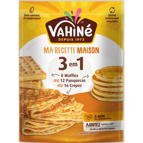 Preparado Para Panquecas, Waffles E Crepes Vahiné 240 gr
