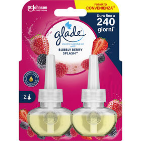 Ambientador Recarga Elétrico Berry Splash Glade 2 X 20 ml