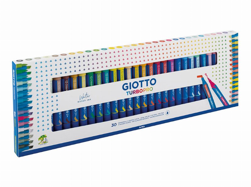 Marcadores Colorir Giotto Turbopro 30 Unidades