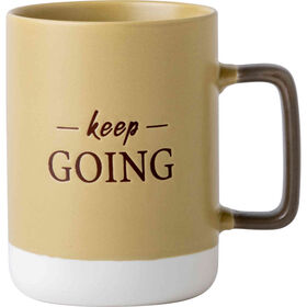 Caneca 400 ml Fundo Bege Going Kasa