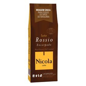 Café Moído Torrado Moagem Única Lote Rossio Encorpado Nicola 250 gr