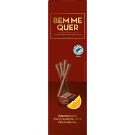 Chocolate De Leite Com Laranja Mini Sticks Bem Me Quer 75 gr