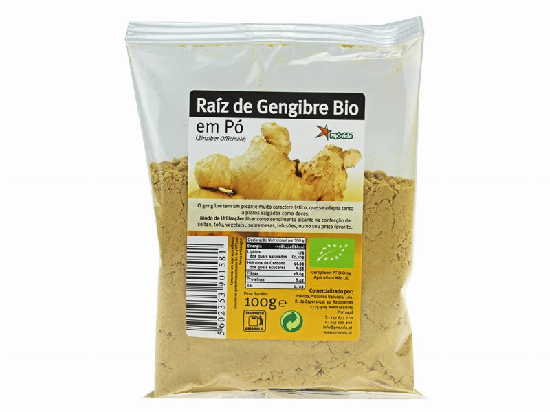 Gengibre Provida Em Pó Bio 100 g