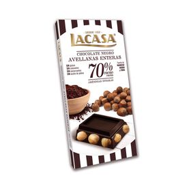 Tablete De Chocolate Com Amêndoa 70% Cacau Lacasa 200 gr