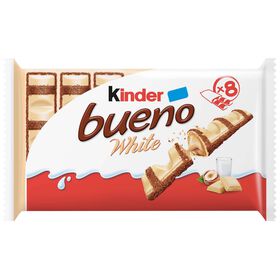 Snack De Chocolate Branco Bueno Kinder 312 gr (8 Un)
