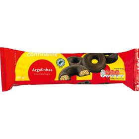 Bolachas Cobertura Chocolate Negro Argolinhas Continente 128 gr