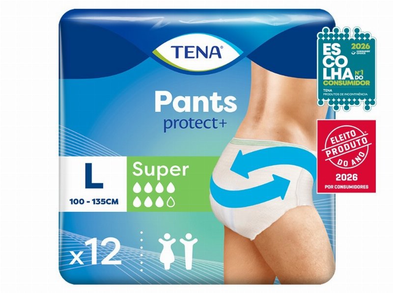 Cuecas Incontinência Tamanho L Tena Pants Super 12 Un