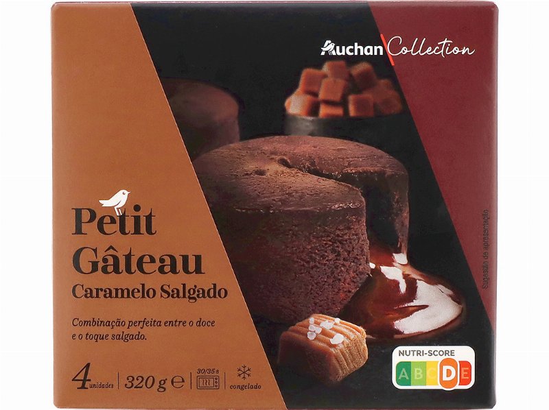 Petit Gâteau Auchan Collection Caramelo Salgado 4Un 320 g