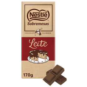 Tablete De Chocolate De Leite Culinária Sem Glúten Nestlé Sobremesas 170 gr