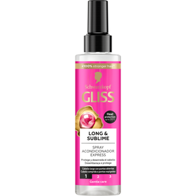 Spray Cabelo Condicionador Long & Sublime Schwarzkopf Gliss 200 ml