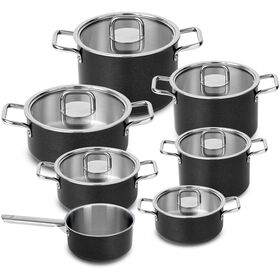 Trem Cozinha 7 Peças Aço Inoxidável Comfort Glass Silampos