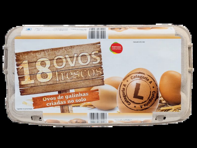 Ovos 18 Classe L De Galinhas Criadas No Solo