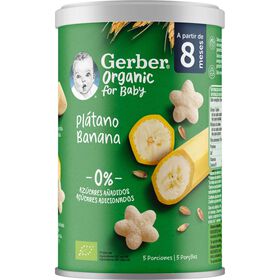 Snack Para Bebé Cereais Com Banana +8M Gerber 35 gr
