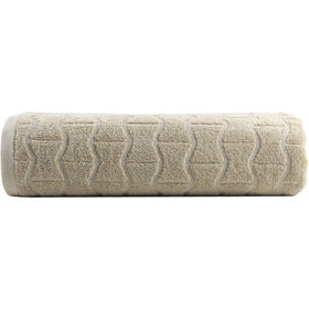 Toalha Jacquard Bege Kasa