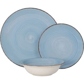 Serviço De Mesa 4 Pessoas Azul Seia Rustic Country Kasa