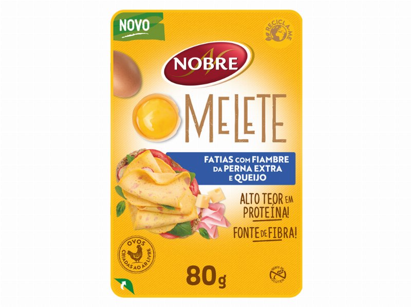 Omelete Fiambre E Queijo Nobre Fatiada 80 g