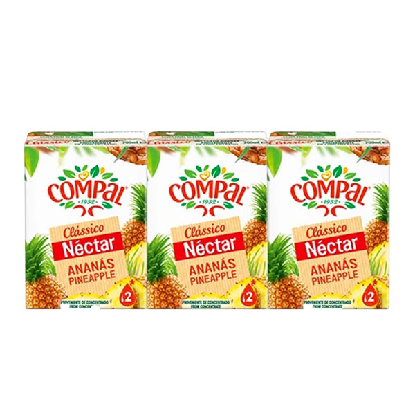 Compal Ananás 3X200 ml (31-08-2026)