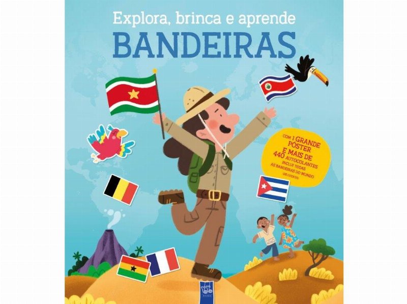 Livro Explora Brinca Aprende - Bandeiras