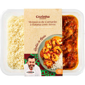 Moqueca De Camarão À Baiana Com Arroz Branco Cozinha Continente 350 gr