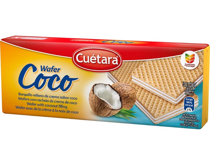 Bolacha Cuétara Waffer Fresh Côco 150 g