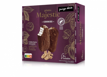 Gelado Majestic Cookies Pingo Doce 0.6L