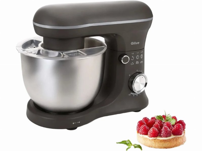 Batedeira Com Taça Qilive Q.5623 Cinza 5 l 1500W