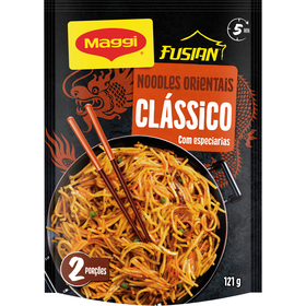 Noodles Orientais Fusian Clássico Com Especiarias Maggi 121 gr