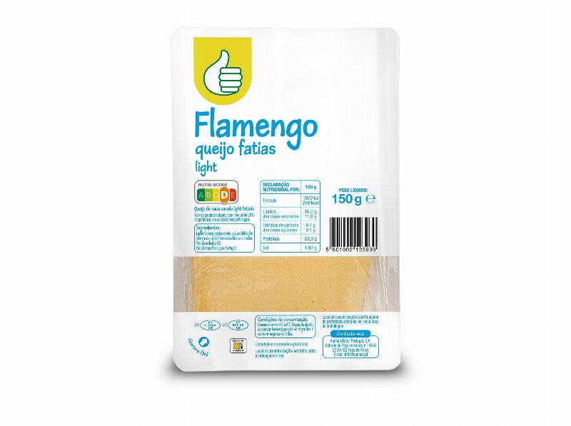 Queijo Flamengo Polegar Fatias Light 150 g
