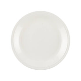 Prato Raso 27Cm Picotado Branco Kasa