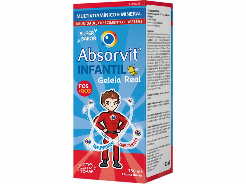 Suplemento Absorvit Infantil Geleia Real 150 ml