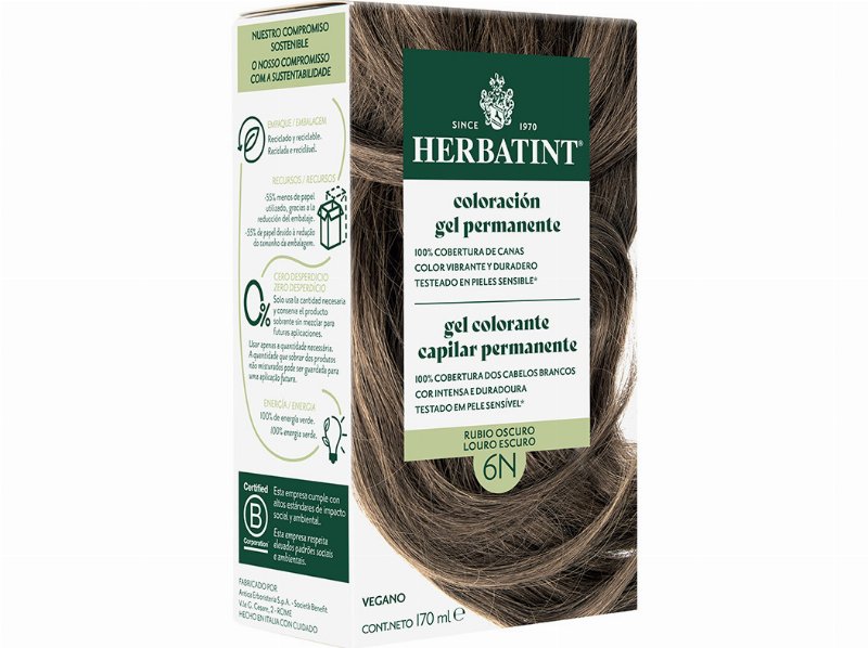 Coloração Herbatint Louro Escuro N6 150 ml