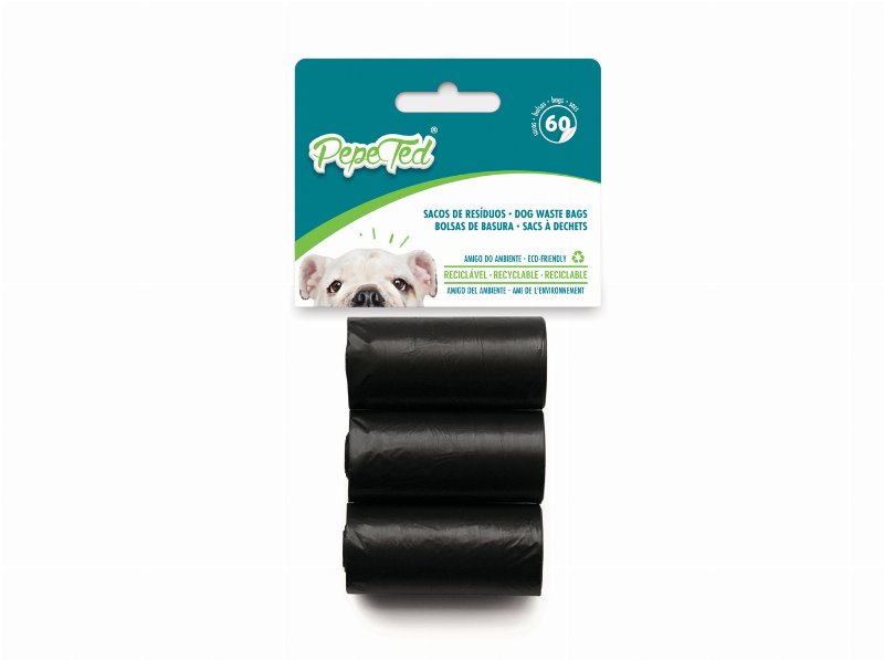 Sacos Para Resíduos Pepe Ted 60 Unidades