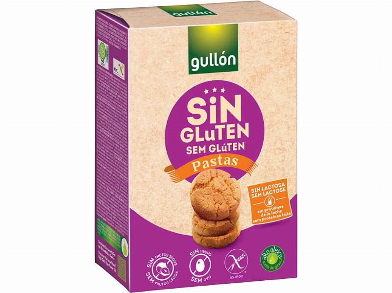 Bolacha Gullon Pastas Sem Glúten 200 g