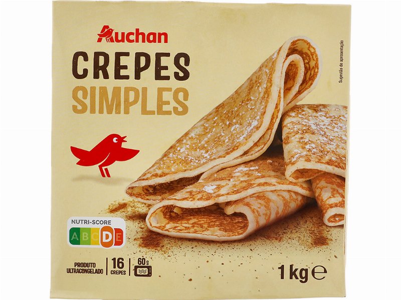 Crepes Auchan Simples 16Un 1 kg